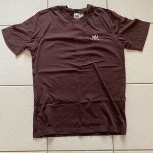 Adidas Burgundy-Brown Short Sleeve Tee